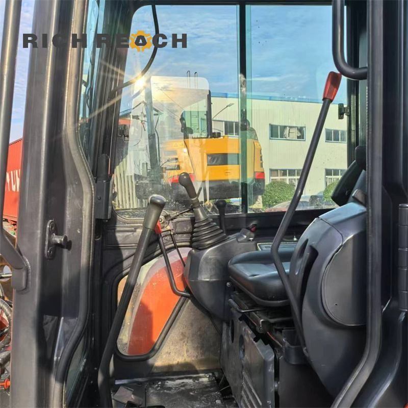 Close-up of bucket and hydraulic linkage on a 2025 Kubota 30 used mini excavator, second hand low hours, $20,833 – Richreach